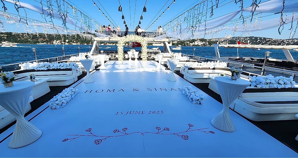 Engagement on the Boat